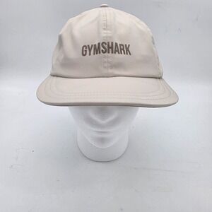 Gymshark Hat Cap Unisex Adjustable Off white Gym Gear One Size Adult